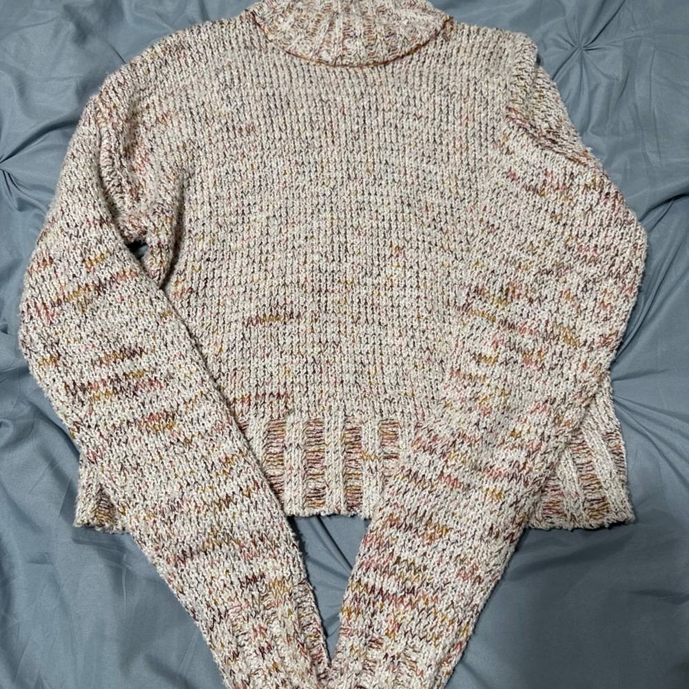 SO Goods for Life Sweater Womens SmallCropped Knit Long Sleeve Pullover